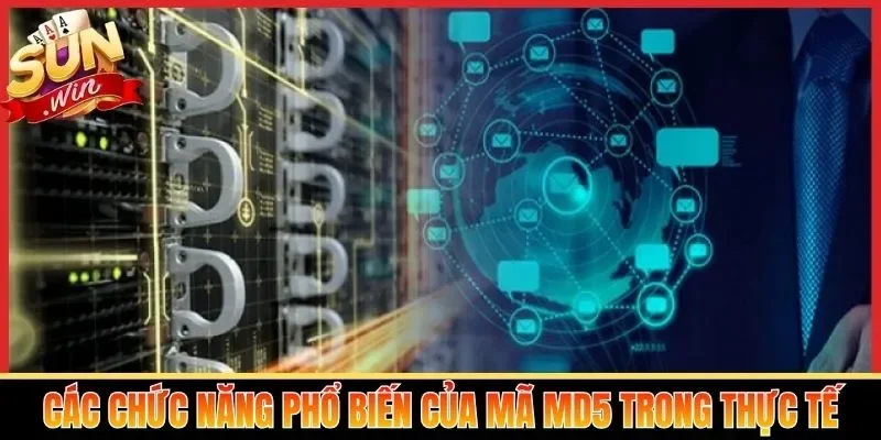Các chức năng phổ biến của mã MD5 trong thực tế